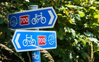 Bay Cycle Way signs Wildey Media