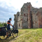 Cyclist on Piel Island Wildey Media