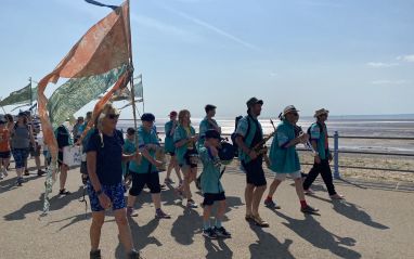 Bay Lines on Morecambe Prom More Music