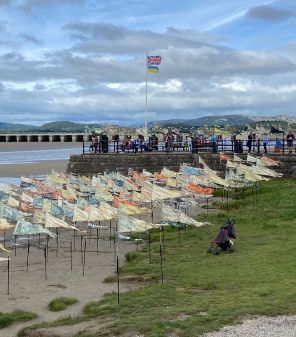 Re-live 120 miles of journeying and conversation around the #coast of #morecambebay when the local community took part in an incredible participatory environmental arts journey on foot and wheels. 
Bay Lines - Beach of Dreams gifted us a library of stories each showing the emotional connections and relationship of the locals with the coastline on their doorstep.

Join us @stricklandgatehouse in Kendal on Friday 17 November for a documentary screening ( 17 mins long ) from 1-4pm - every half hour from 1.15pm.
We’d love to see you there. Tea and coffee available.

And don’t forget @aliwalkingpretty will be talking about the wider national Beach of Dreams programme at @kendalmountainfestival on Friday morning at Basecamp, 10am.